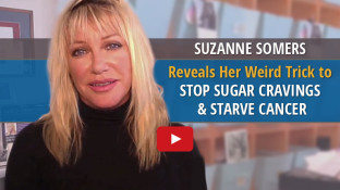 Suzanne Somers Reveals Her Weird Trick to Stop Sugar Cravings & Starve Cancer (video)