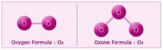 Ozone, like its progenitor, oxygen, is a gas. 