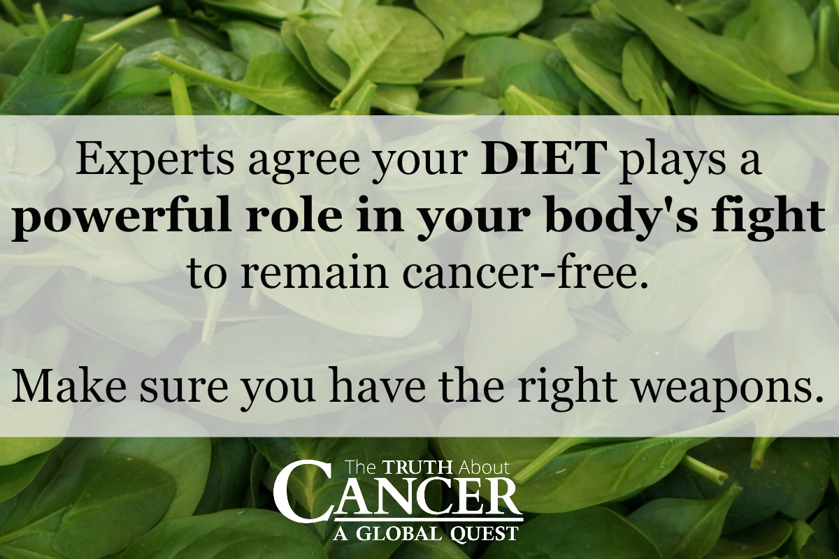 Your Diet plays a powerful role in staying cancer-free.