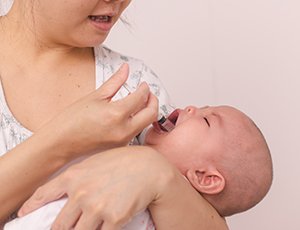 Baby Taking Medicine