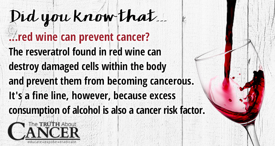 Cancer Fact Red Wine