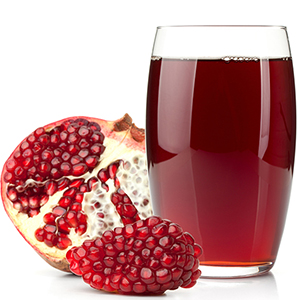 Only use fresh pomegranate juice made from the actual fruit, not processed pomegranate-flavored “drinks”