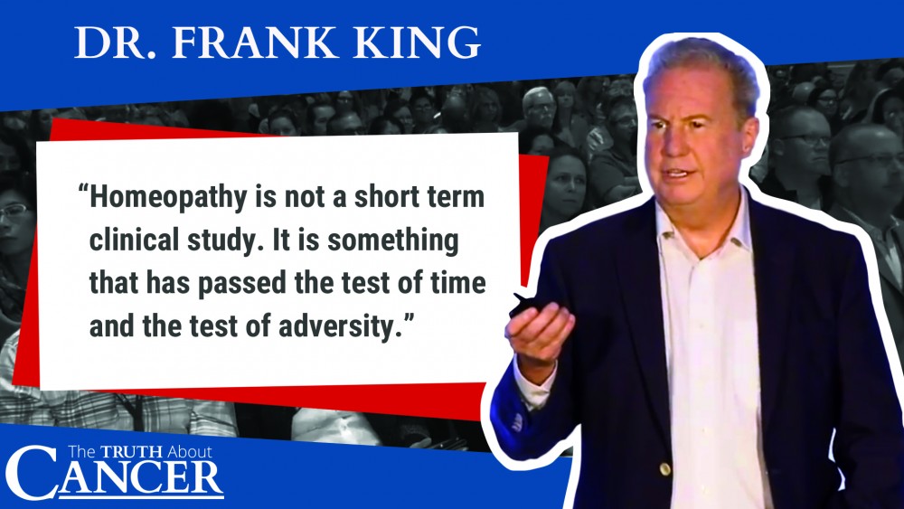 Dr. Frank King quote on homeopathy uses
