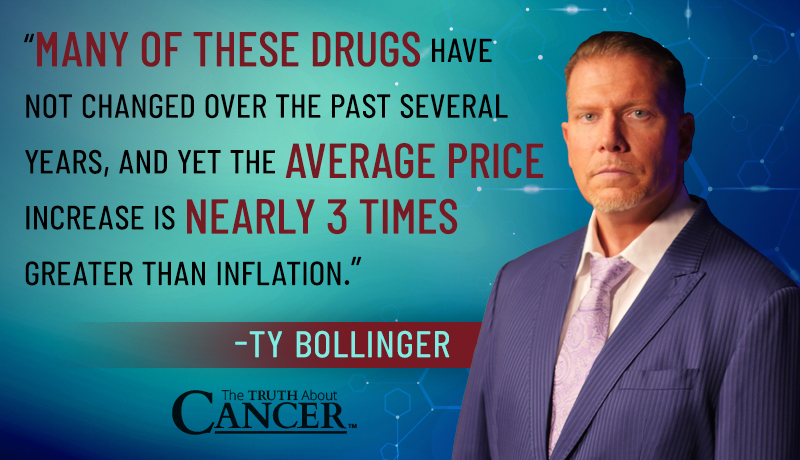 ty bollinger quote on drug price inflation