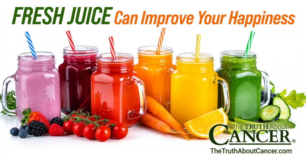 Fresh Juice Can Improve Your Happiness