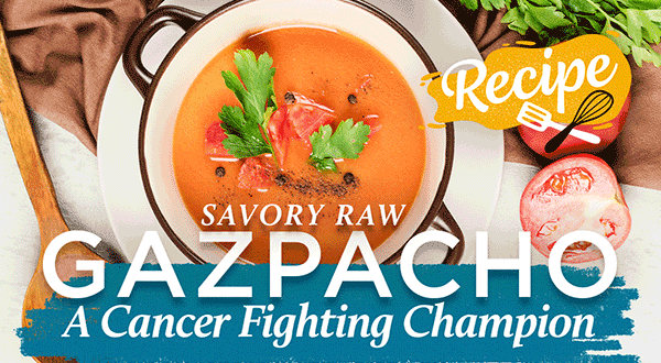 Savory Raw Gazpacho: A Cancer Fighting Champion {Recipe}