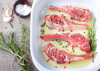 If cooking meat on a grill, marinating with rosemary will help protect you from harmful HCAs and PAHs