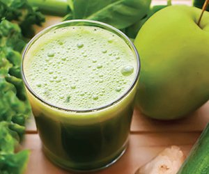 Juicing fresh greens is a fantastic way to boost your antioxidant levels