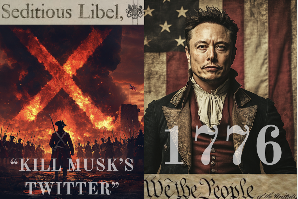 The 'Kill Musk’s Twitter' Directive: A Modern 1776 Stand Against a Global Plot for Censorship and Election Interference