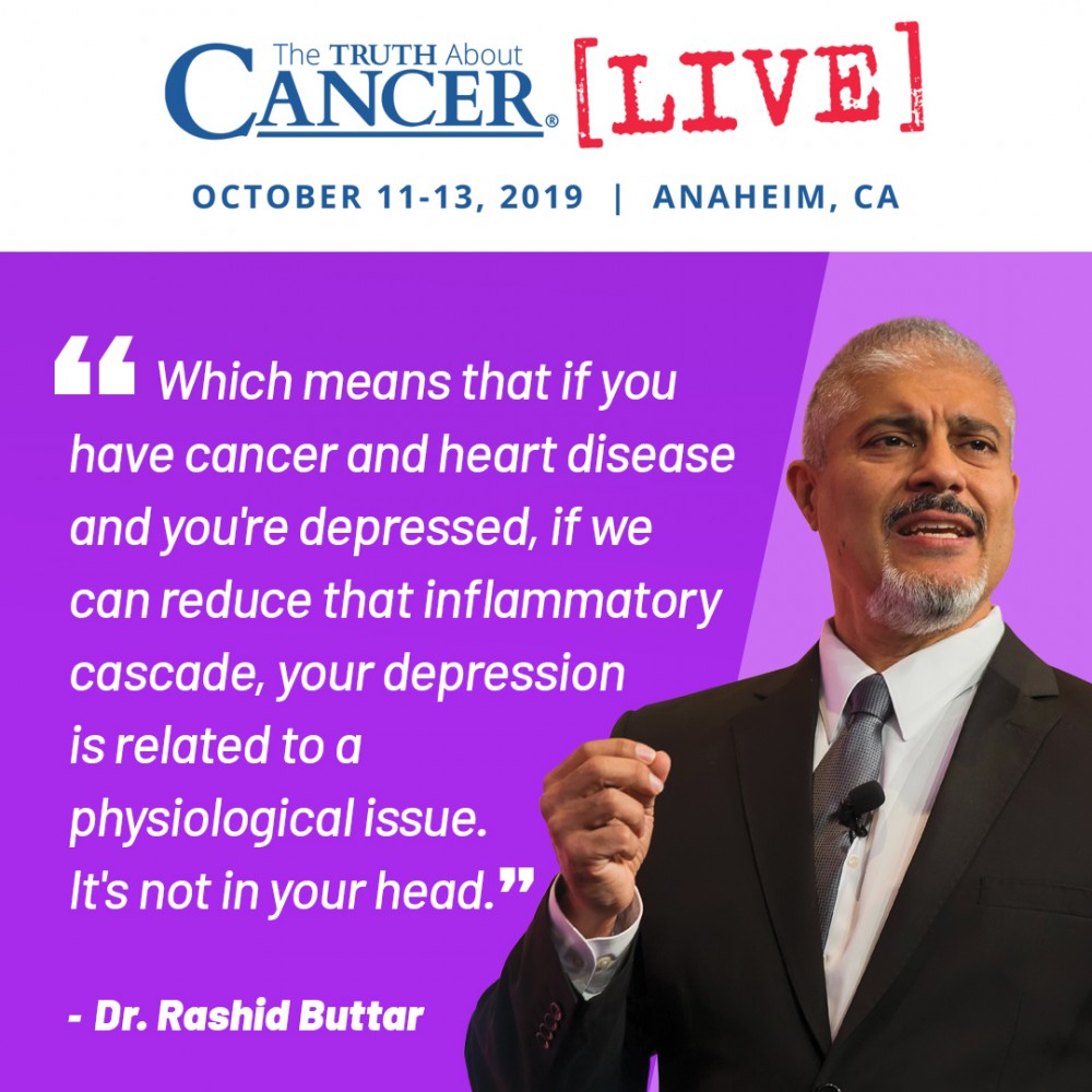 Dr. Rashid Buttar Inflammation & Depression Quote