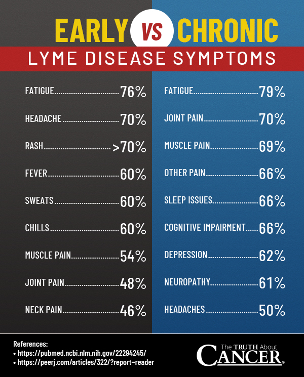 early vs chronic lyme symptoms