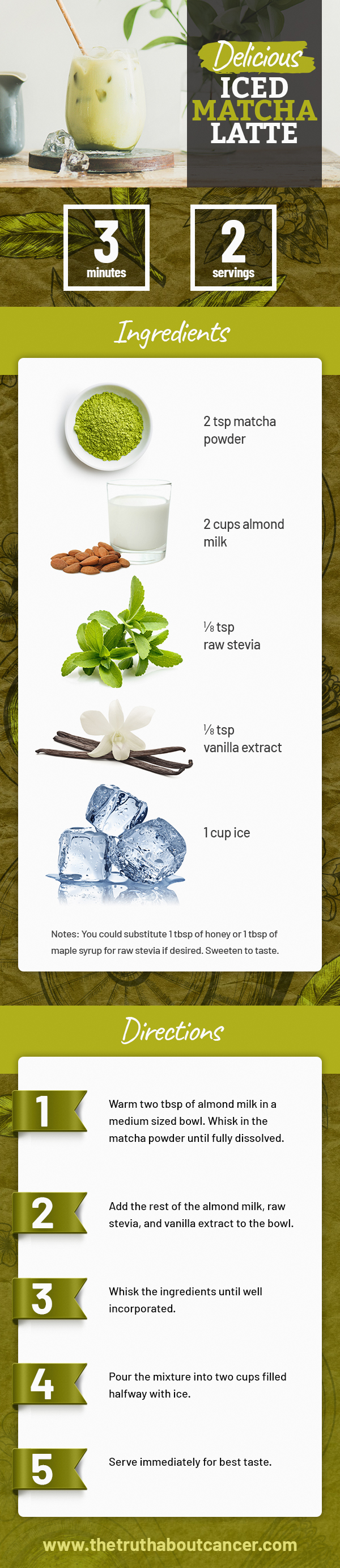 iced matcha green tea recipe