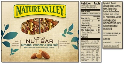Nature Valley Simple Nut Bar