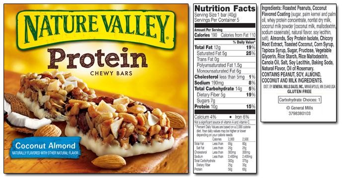 Nature ValleyProtein Chewy Bars