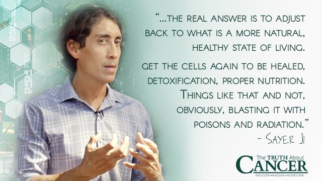 When we look at cancer through that lens, we start understanding that the real answer is to adjust back to what is a more natural, healthy state of living, get the cells again to be healed, detoxification, proper nutrition. Things like that and not, obviously, blasting it with poisons and radiation.