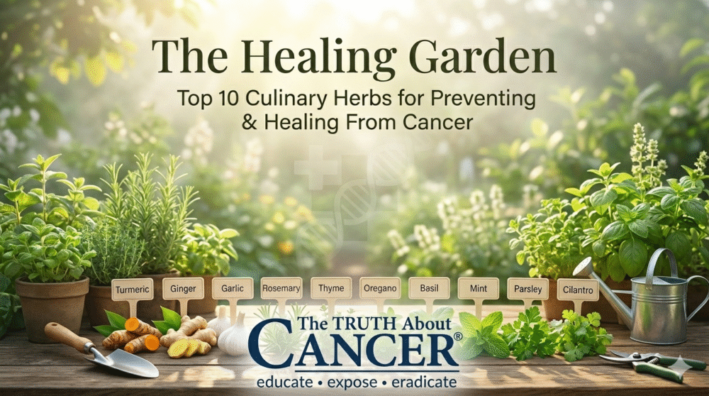 The Healing Garden: Top 10 Culinary Herbs for Preventing & Healing From Cancer