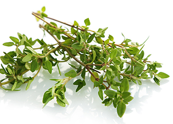 Thyme is a good source of vitamin C, iron, and manganese and is delicious in bean, egg, and vegetable dishes