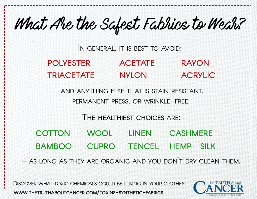 What are the safest fabrics to wear?