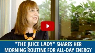 "The Juice Lady" Shares Her Morning Routine for All Day Energy (video)