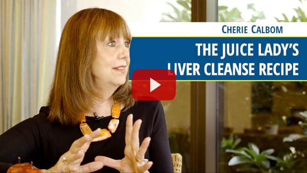 Cherie Calbon, the Juice Lady, shares her liver cleanse juice recipe. Click to watch the video..