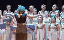 female choir singing