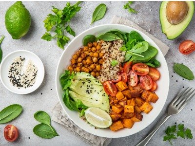 healthy vegan lunch bowl