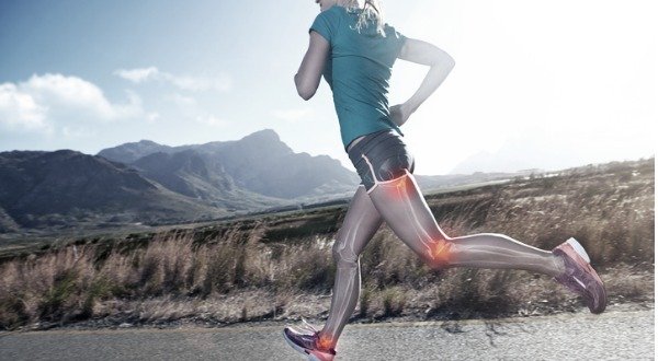 woman running with healthy joints